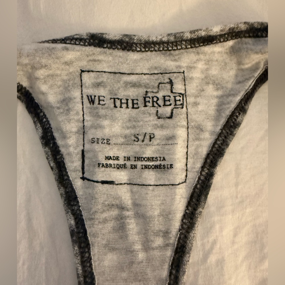 We The Free Cropped Razorback Tank Top - Picture 3 of 3